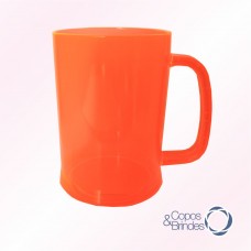 Caneca Laranja Neon